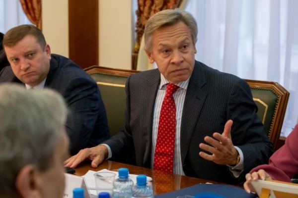 Пушков назвал верным решением «встречу по Донбассу» без Зеленского