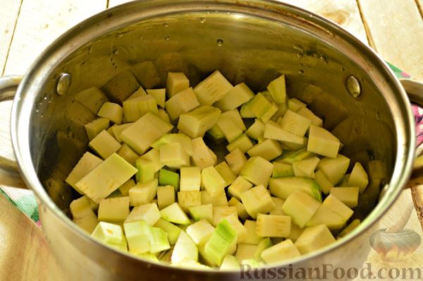 Салат из баклажанов и кабачков (на зиму)